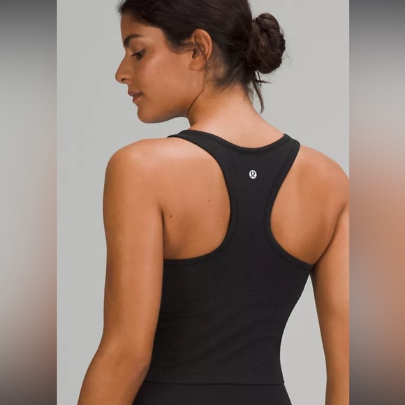 Lululemon Ebb to Street Cropped Racerback Tank Top - Picture 2 of 5